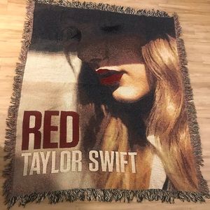Taylor Swift Red Album Woven Blanket